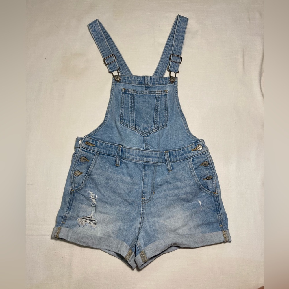 Light Wash Overalls